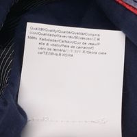 Hugo Boss Blue Gradation Calfskin Single Rider Jacket, Size S (Pre-owned)