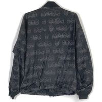 Hysteric Glamour 01213AB07 Black Skull Border Ribbed Jacket, Size F (Pre-owned)