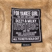 히스테릭 글래머 02213AB13 인데코고 자수 데님