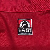 히스테릭 글래머 레드 코튼 지렛트 01201AB03 M【중고】