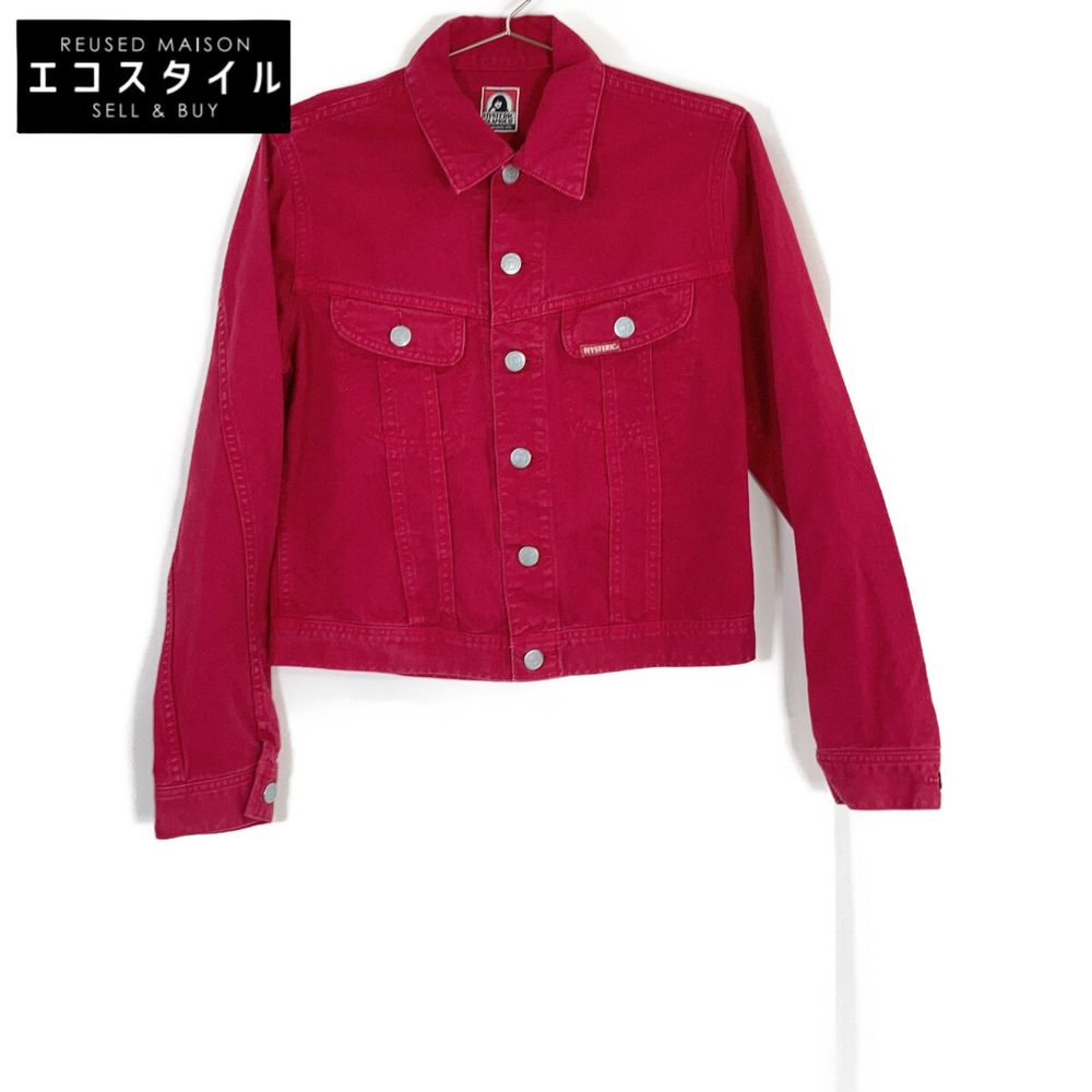 히스테릭 글래머 레드 코튼 지렛트 01201AB03 M【중고】