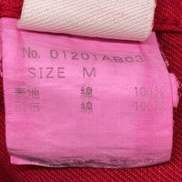 히스테릭 글래머 레드 코튼 지렛트 01201AB03 M【중고】