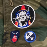 히스테릭 글래머 01203AB08 TRIANGLE WOMAN 리메이크 N-2B제캇트 M【중고】