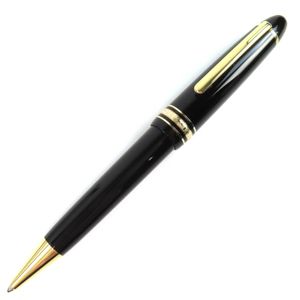 극미품 △ MONTBLANC 몽블랑 마이스터스튁 Pix 화이트 스타 트위스트식 볼펜 블랙 골드 케이스 포함 남성 필기 확인 완료