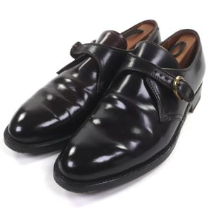 ALDEN 954 Cordovan Aberdeen鞋楦僧侣搭扣皮鞋，酒红色，6码，美国制造，男款，附防尘袋