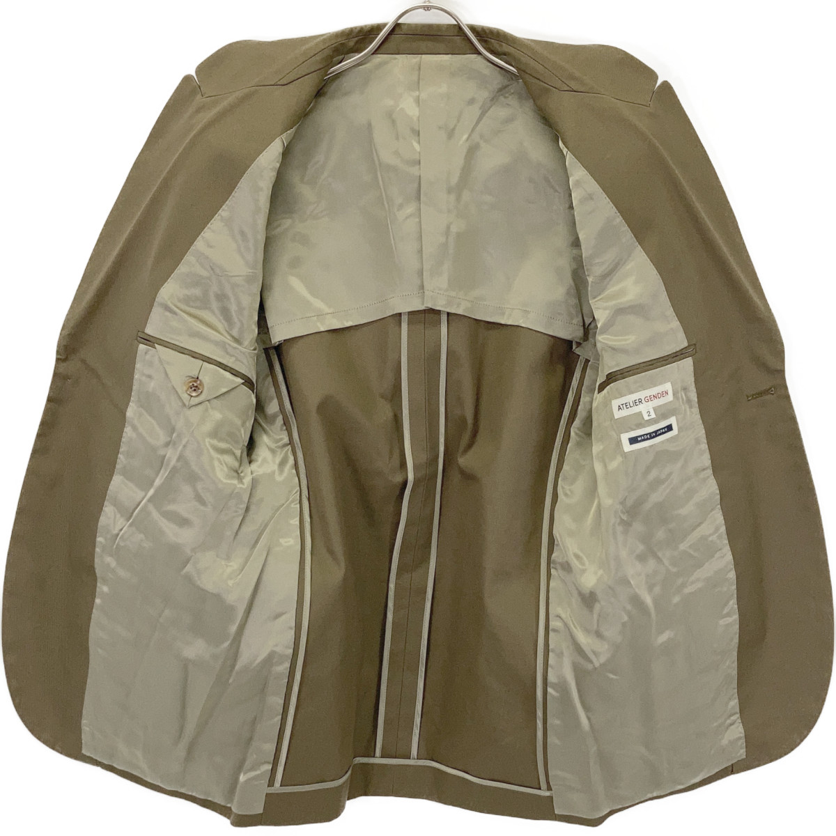 Kadoya [ATELIER GENDEN] Khaki Holiday Jacket SB-1B 2 [มือสอง