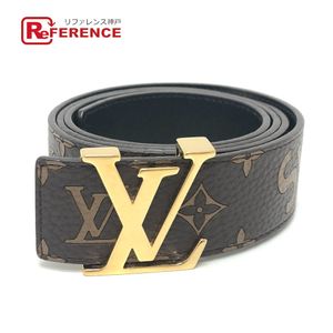 LOUIS VUITTON 17aw Louis Vuitton x Supreme Monogram Santur LV Initial Belt