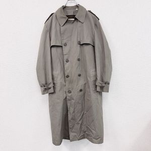 Used LONDON FOG double-breasted trench coat, greige, size 44