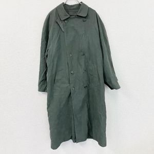 Used London Fog double-breasted trench coat, khaki, size 42