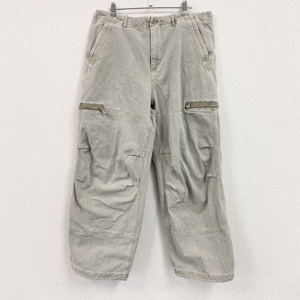 Used ZARA Flight Cargo Pants, Greige, Size 34
