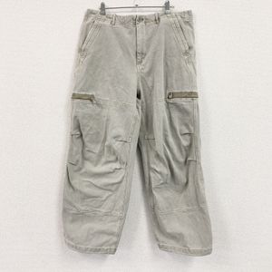 Used ZARA Flight Cargo Pants, Greige, Size 34