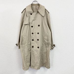 Used London Fog double-breasted trench coat, beige, size 42