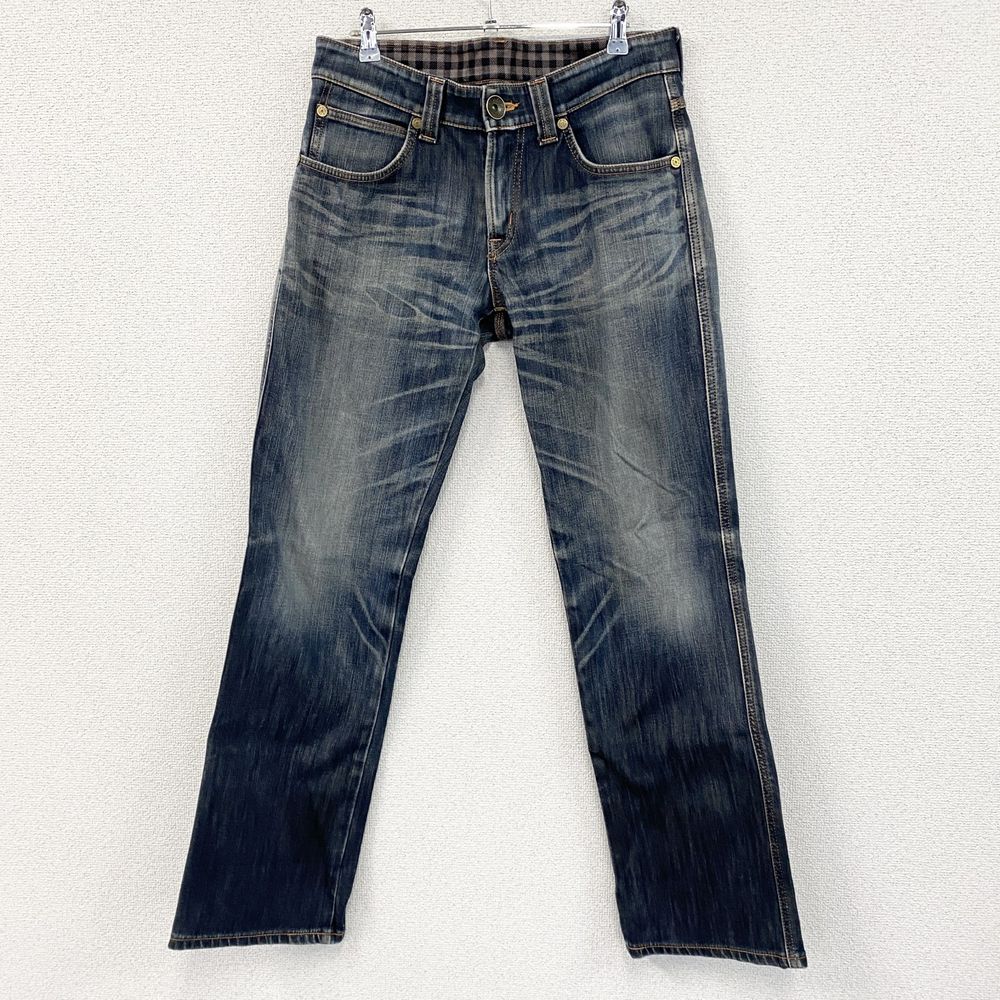 Edwin 503 Blue Trip Denim Jeans 36x32 Great Whiskers | EDWIN 503 