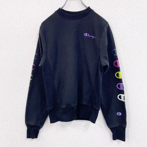 黑色二手 Champion Reverse Weave古着衫