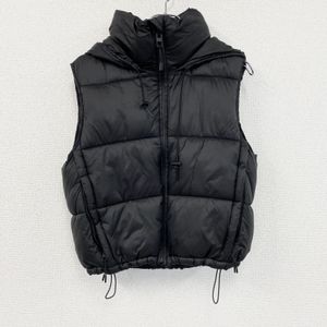Used ZARA full-zip vest, black, size M