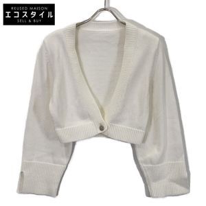 Daisy Lynn White 06832 First Class 开襟羊毛衫 38码（二手）