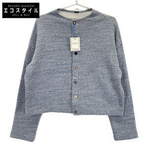 Forty-Five R 50870343 浅蓝色抓绒17色方格开衫 女款（上衣） 2 [二手]