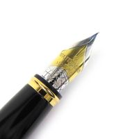 극미품△WATERMAN 워터맨 엑셉션 펜촉 18K 나이트&데이 골드 GT F니브 만년필 생산 종료품 케이스 첨부 맨즈