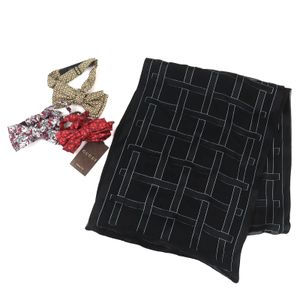 극미품△GUCCI 구찌 실크 100% 로고 무늬 디자인 스톨 나비 넥타이 총 4점 세트 블랙 ブラウン 계 RED 계 이탈리아제 남성