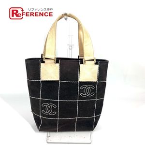 CHANEL 8175*** Chocolate Bar CC Coco Mark Handbag