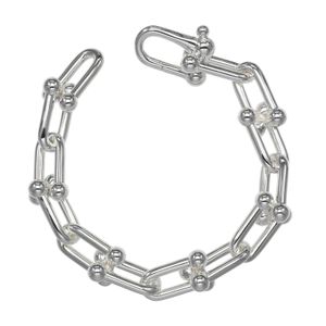Tiffany & Co. Hardware Large Link Bracelet, approximately 60g, 925 silver, wrist circumference approximately 16.8cm, women's [pre-owned]