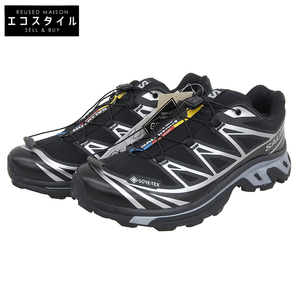 Used Salomon XT-6 GTX Men's Black Sneakers, Size 27.5cm Used Salomon XT-6 GTX Men's Black Sneakers, Size 27.5cm