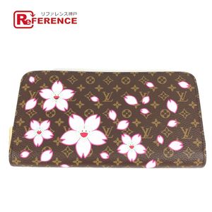 LOUIS VUITTON RFIC Takashi Murakami Monogram LV x TM Zippy Wallet Long Wallet