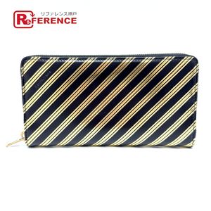 BALENCIAGA striped long wallet