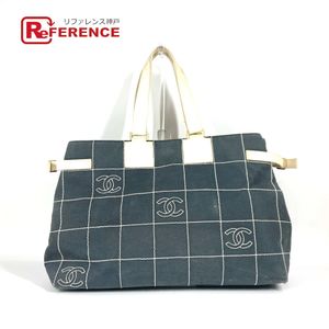 CHANEL CC Coco Mark Chocolate Bar Tote Bag