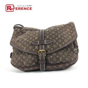 LOUIS VUITTON MB1007 Monogram Mini Lin Saumur 30 Shoulder Bag
