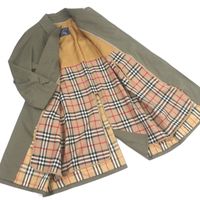 美品□Burberrys バーバリー ヴィンテージ 裏ノバチェック柄 ウール