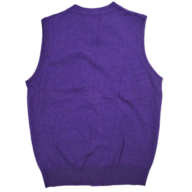 BEAMS PLUS Button Knit Vest, Solid, Button Knit Vest, Size 11-05