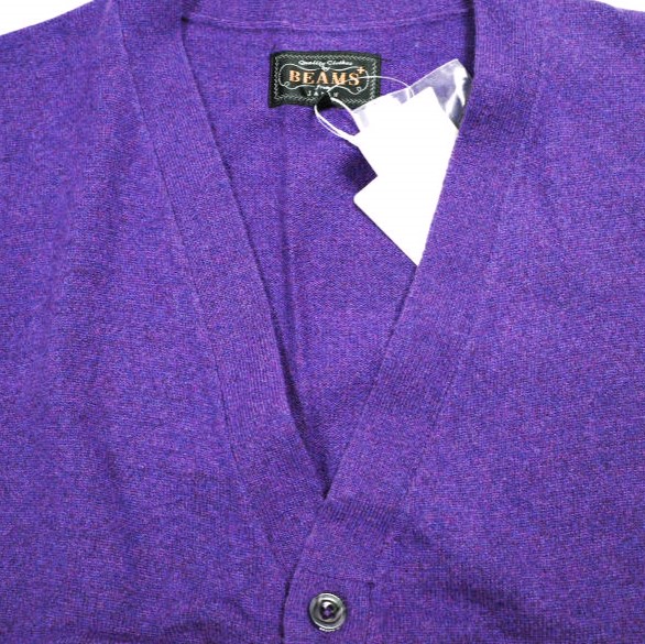 BEAMS PLUS Button Knit Vest, Solid, Button Knit Vest, Size 11-05
