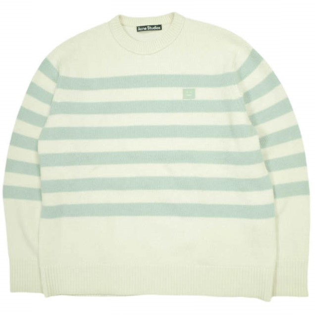 Acne Studios アクネストゥディオズ Striped Face Patch Sweater