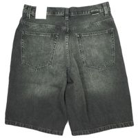 ZARA BAGGY SHORT Black Denim Baggy Shorts 4060/400/800 40 BLACK Shorts Bottoms [New] [Pre-owned] [ZARA]