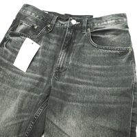 ZARA BAGGY SHORT Black Denim Baggy Shorts 4060/400/800 40 BLACK Shorts Bottoms [New] [Pre-owned] [ZARA]