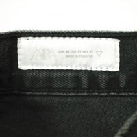 ZARA BAGGY SHORT Black Denim Baggy Shorts 4060/400/800 40 BLACK Shorts Bottoms [New] [Pre-owned] [ZARA]