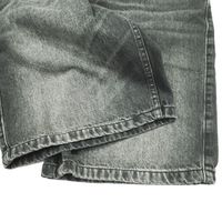 ZARA BAGGY SHORT Black Denim Baggy Shorts 4060/400/800 40 BLACK Shorts Bottoms [New] [Pre-owned] [ZARA]