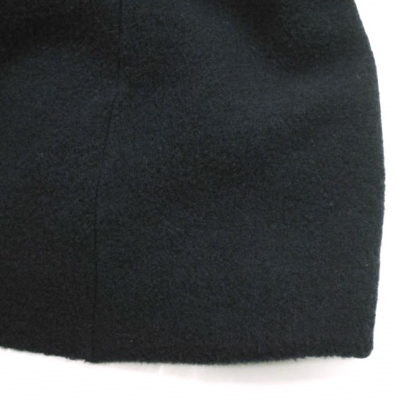 ATON WOOL FLEECE ROBE COAT (SCAGKW0909, 02(M), NAVY) - Made in