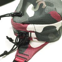 SUPREME 21SS Waist Bag top Nylon Waist Bag Red Camo Cordura [Pre 