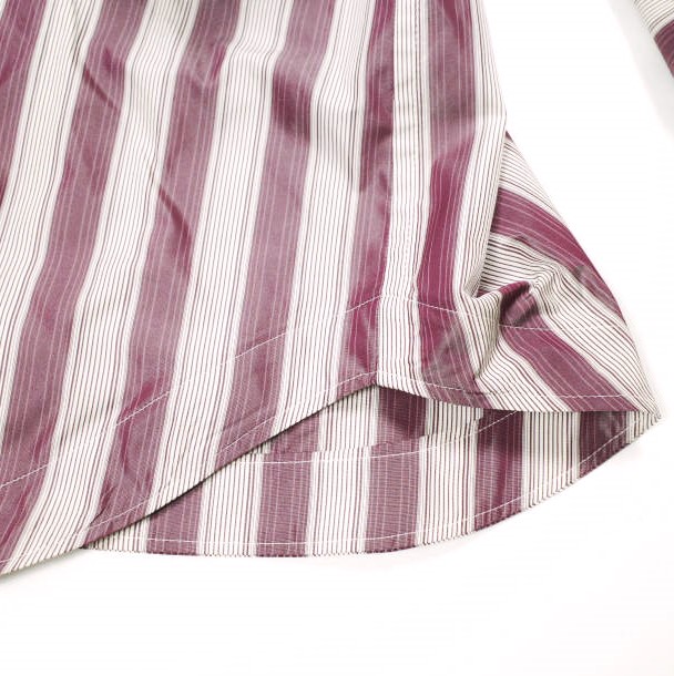 TOGA トーガ 23AW 日本製 STRIPED TAFFETA DRESS ストライプタフタドレス TA32-FH026 36 PURPLE シャツ ワンピース フード コート トップス【中古】【TOGA】 TOGA トーガ 23AW 日本製 STRIPED TAFFETA DRESS ストライプタフタ