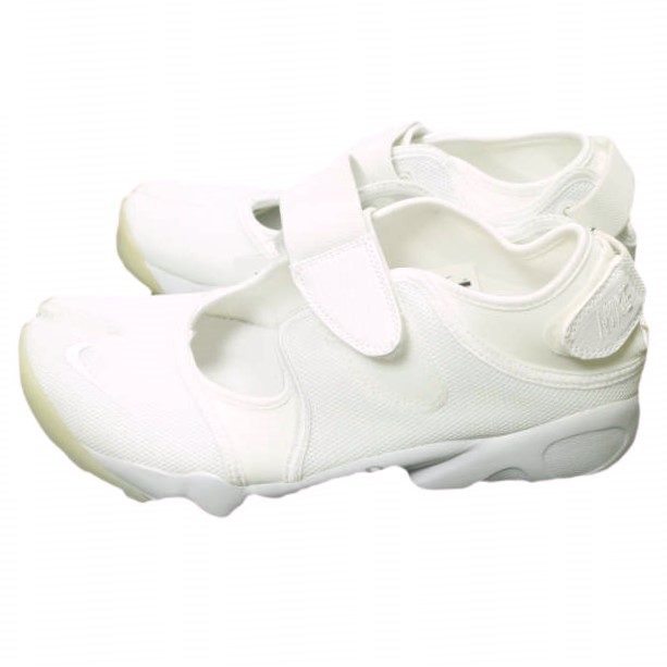 NIKE ナイキ WMNS AIR RIFT ウィメンズ エアリフト 896283-100 US11(28cm) WHITE/WHITE-PURE PLATINUM 足袋 ベルト テープ スニーカー シューズ【新古品】【中古】【NIKE】 NIKE ナイキ WMNS AIR RIFT ウィメンズ エアリフト 896283-100 US11