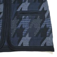 Mame Kurogouchi マメクロゴウチ 23SS 日本製 Houndstooth Knitted 
