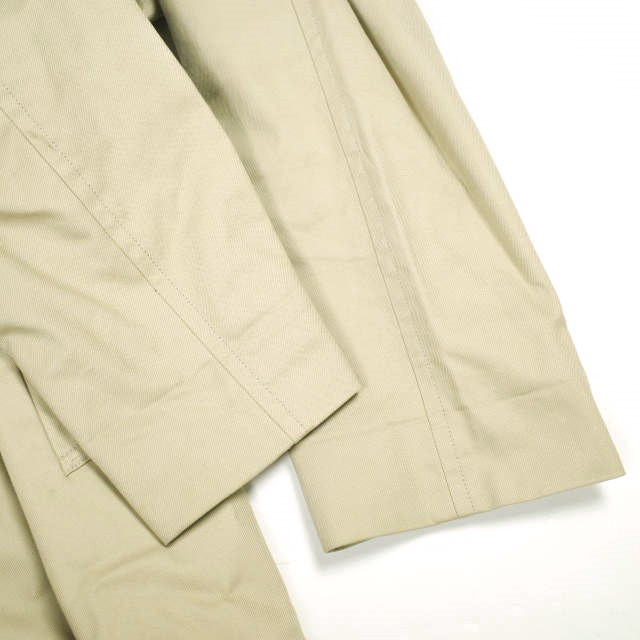 6 ROKU BEAUTY&YOUTH UNITED ARROWS ロク ビューティーアンドユース ユナイテッドアローズ 日本製 コットンギャバジン シングルトレンチコート 1625-299-3386 38 BEIGE ステンカラーコート アウター【中古】【6 ROKU BEAUTY&YOUTH UNITED ARROWS】 6 ROKU BEAUTY&YOUTH UNITED ARROWS ロク ビューティーアンドユース