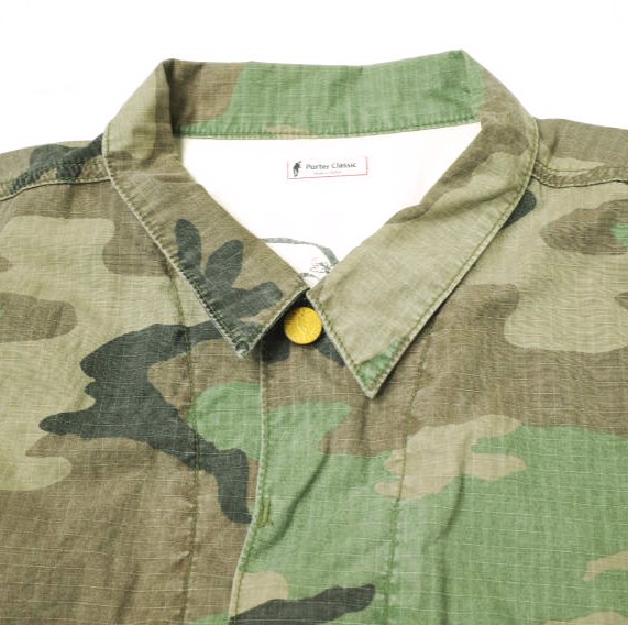 Porter Classic ポータークラシック 日本製 Custom Camouflage Vest コットンリップストップ カスタムカモフラージュベスト L CAMO ジレ パラカチェック war is not healthy トップス【中古】【Porter Classic】 Porter Classic ポータークラシック 日本製 Custom Camouflage Vest
