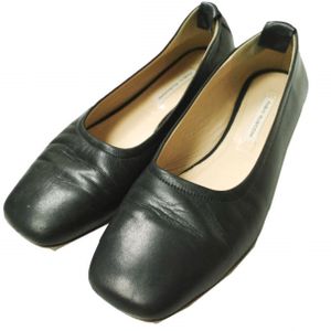 FABIO RUSCONI FABIO RUSCONI意大利制造方头平底鞋，35码（22.5厘米-23厘米），黑色。二手。