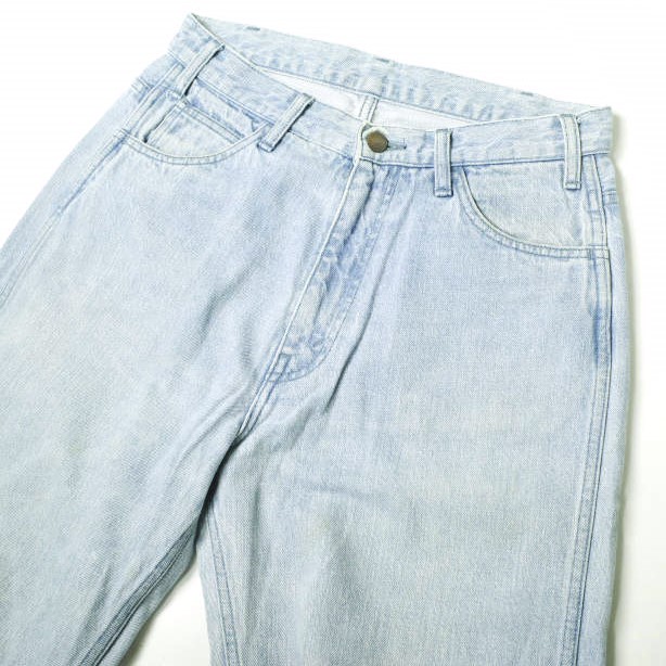 UNUSED Made in Japan Cut Off 13oz Wide Denim Pants UW0477, Light