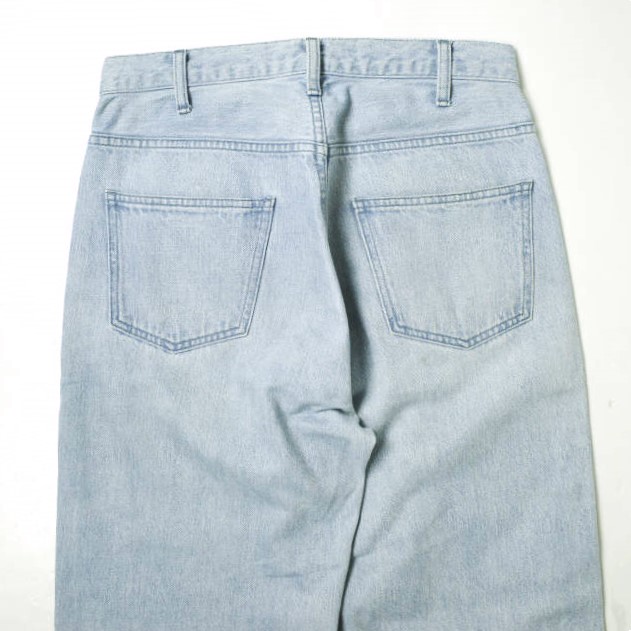UNUSED Made in Japan Cut Off 13oz Wide Denim Pants UW0477, Light