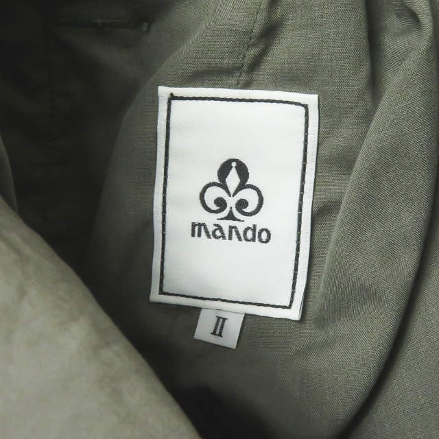 mando 21SS Made in Japan Garment Dyed Military Easy Pants, Product