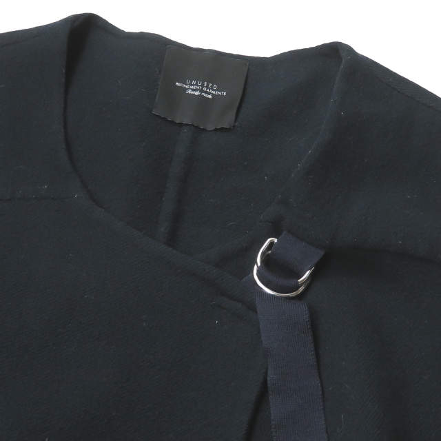 UNUSED アンユーズド 16AW 日本製 Collarless Coat BIG UNUSED アンユーズド 16AW 日本製 Collarless Coat BIG